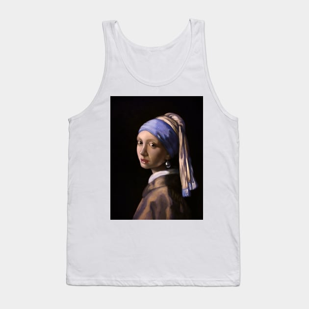 Girl pearl study Tank Top by Artofokan